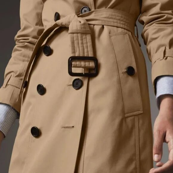 Authentic Burberry Sandringham trench coat Tan (US size 6) Great condition! - Picture 11 of 12